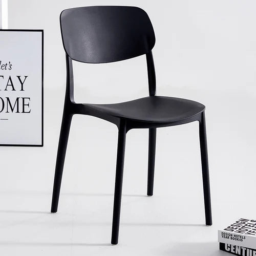 Küchen-Esszimmerstühle aus Kunststoff, nordisch, modern, europäisch, ultraleicht, trendig, Sillas Comedor, Gartenmöbel-Sets