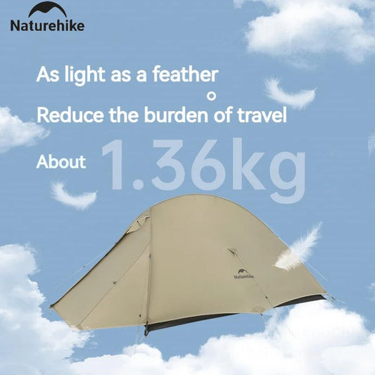 Naturehike Cloud Up Pro Tent 1/2/3 Person Lightweight 20D Nylon Waterproof Outdoor Camping Hiking Backpacking Ultralight Tent
