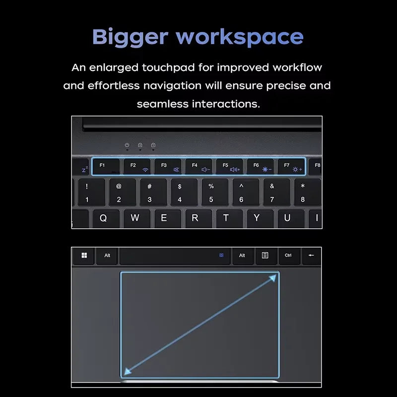 Ultradünner 14,1" Windows 11 Laptop Computer Intel Core i9 10980HK Gamer Laptop 16GB RAM 1TB SSD Laptops 1920*1080P Notebook PC