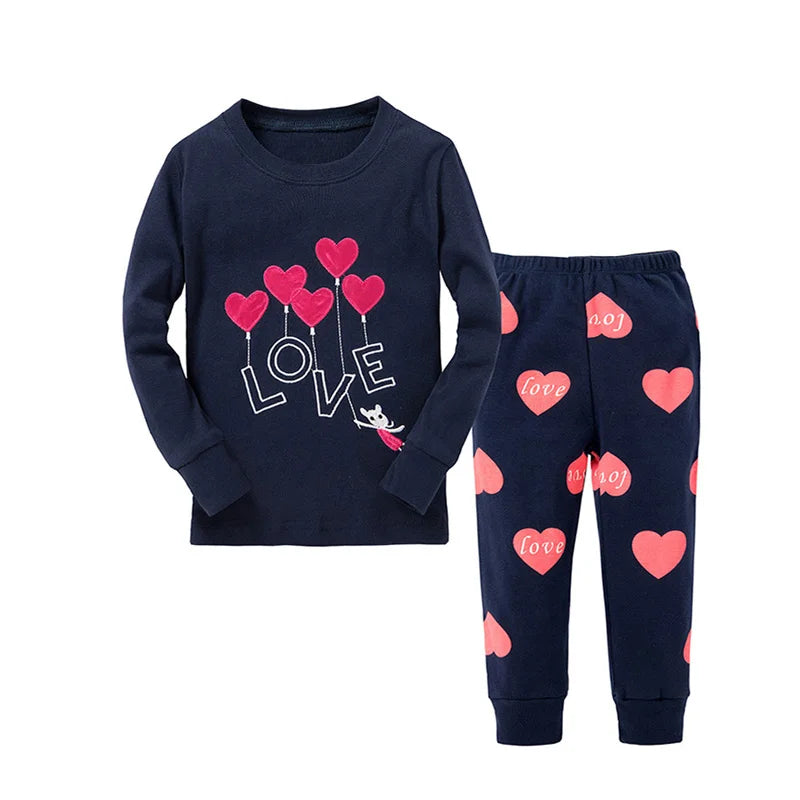 Animal Cartoon Boys Pajamas Sets Children's Sleepwear Kids Nightwear 100 Cotton Spring Autumn Boy Pyjamas Homewear Night Wear