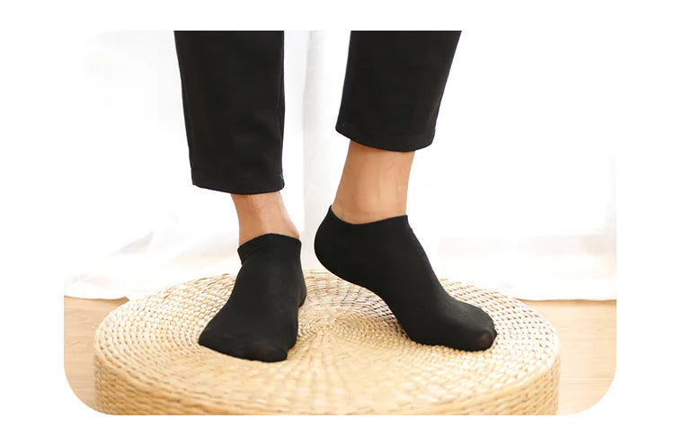 10/20/30Pairs Socks Men Women Boat Socks Thin Breathable Comfy Sweat-absorbing Ankle Socks Unisex Casual Plain Color Short Socks