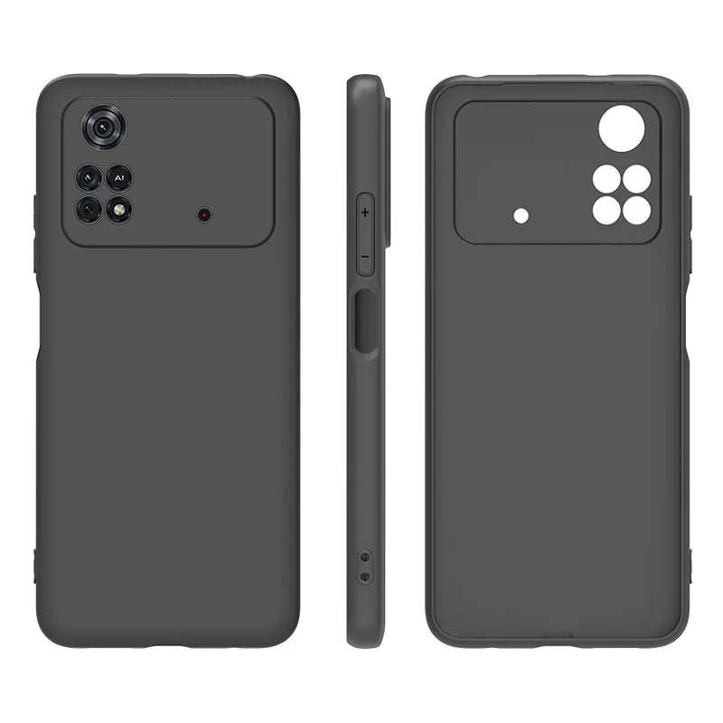 Ricestate case For Xiaomi Poco M4 Pro 4G Soft Silicone Matte Camera Protective Phone Cover For POCO M4 Pro 4G Case Coque Slim