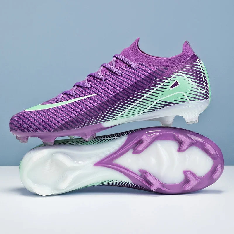 Nouvelles chaussures de football d'extérieur pour hommes Crampons de football Match Entraînement TF/FG Gazon Cheville Crampons longs Sport Haute qualité à succès
