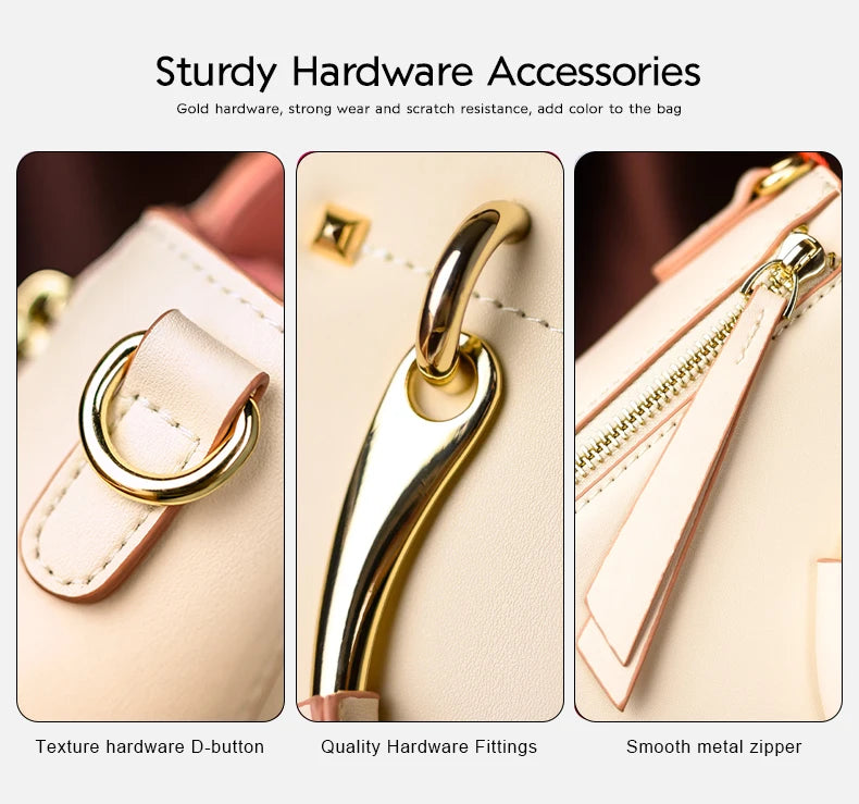 FOXER Spaltleder Damen Umhängetasche Elegante Handtasche 2026 Neue Große Damen Tragetasche Luxuriöse Designer Umhängetasche