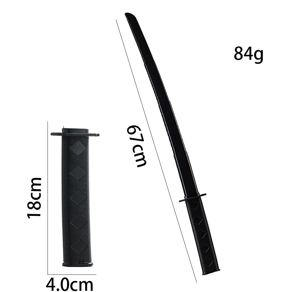 3D Printed Gravity Samurai Sword Knife Retractable Katana Sword Scalable Decompression Toys Cos Props Stress Relief Decor Crafts