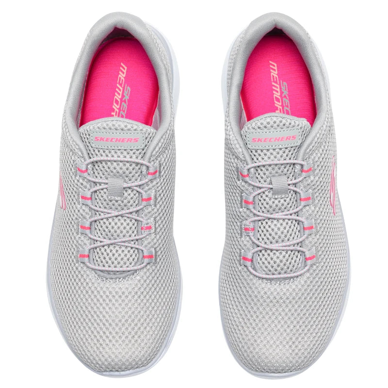Skechers Chaussures décontractées pour femmes, chaussures de marche, chaussures de sport de plein air confortables pour le quotidien, chaussures de jogging 12985-Gyhp