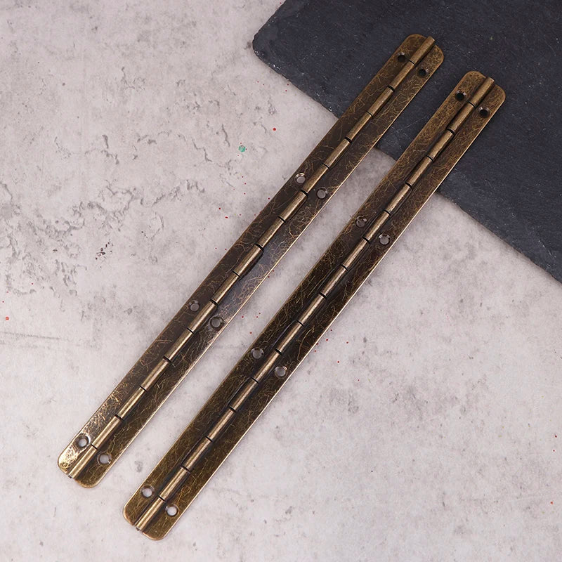 【Winter4】2 Pcs Hinge Hinges For Crafts Heavy Duty Piano Cabinet Box Long Window Iron Furniture Door And Window Hinge Long Hinge