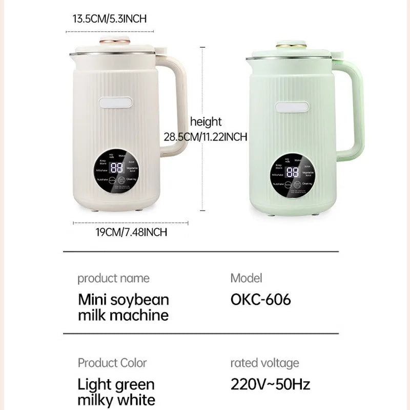 220V/110V Machine à Lait de Soja Électrique Multifonctionnelle Mixeur Alimentaire Automatique Extracteur de Jus de Fruits Bouilloire Électrique à Eau Soja