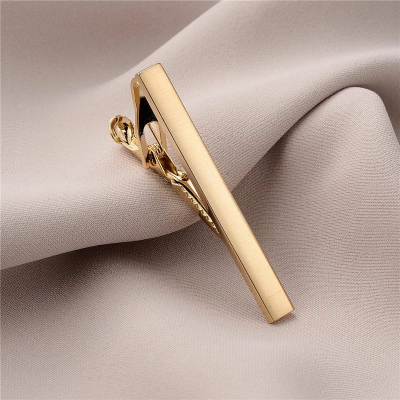 Pince à Cravate Minimaliste Pour Homme Pince à Cravate Pour Chemise Homme Boîte Cadeau Fête Professionnel Bijoux Boutons De Manchette Homme Luxe Avocat Mode Homme