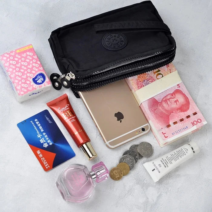 Damen Umhängetasche Wasserdichte Tragetasche Lässige Nylon Handtasche RFID Leichte Kuriertasche
