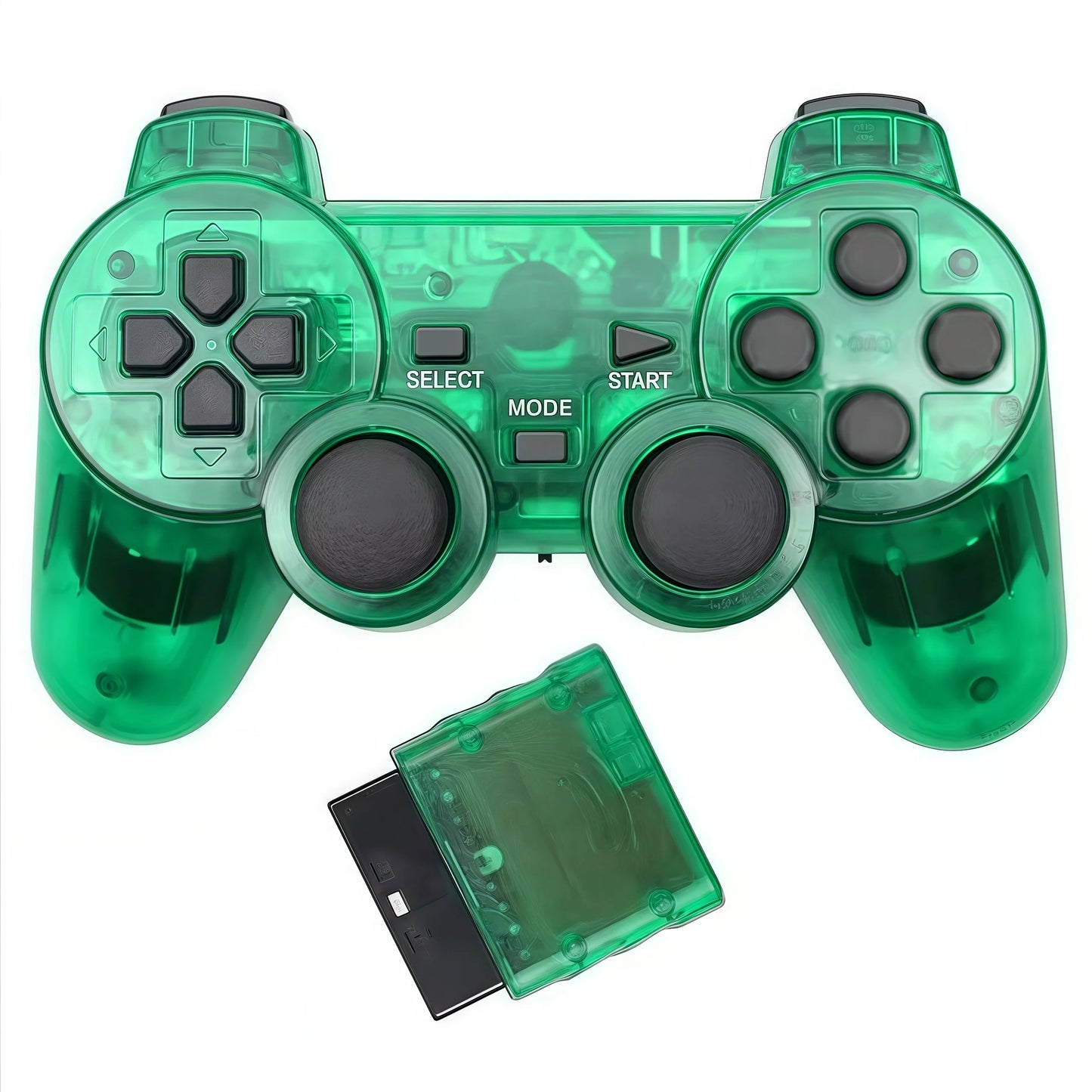 2.4G PS2 Controller Kabelloser Controller Für PS2/PS1 Gamepad Dual Vibration Shock Playstation 2 Joypad Joystick Steuerung USB PC