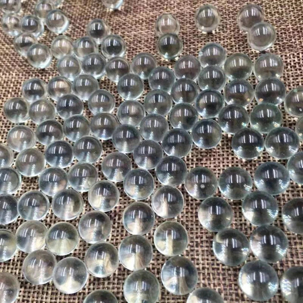 20 pièces/paquet Billes en verre transparentes pleines de 10 mm, 14 mm, 16 mm pour lance-pierre, piste à billes et jeux de billes traditionnels