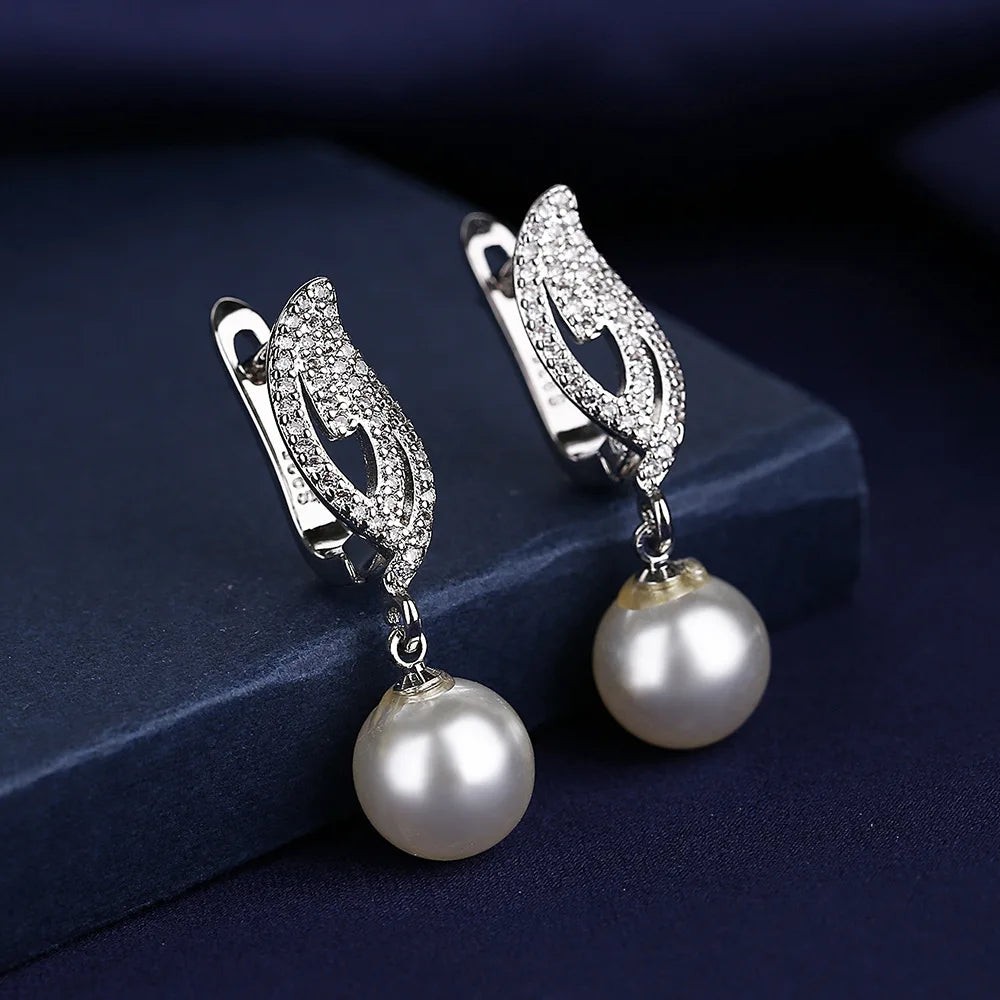 Ohrringe aus 925er Sterlingsilber, Schmuck, hochwertige Retro-Ohrringe mit einfachem Muster, lila-weiße Zirkon-Ohrringe, Bestseller