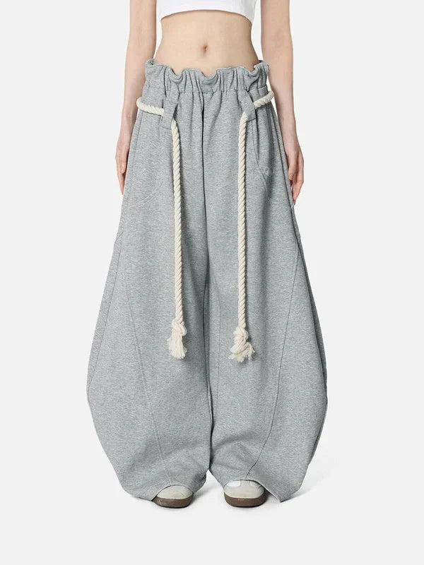 2025 Neue weite Knife Pants, fließend, Street Dance, American Hip Hop, Herbst/Winter Design, Damen locker geschnittene Freizeit-Sporthose