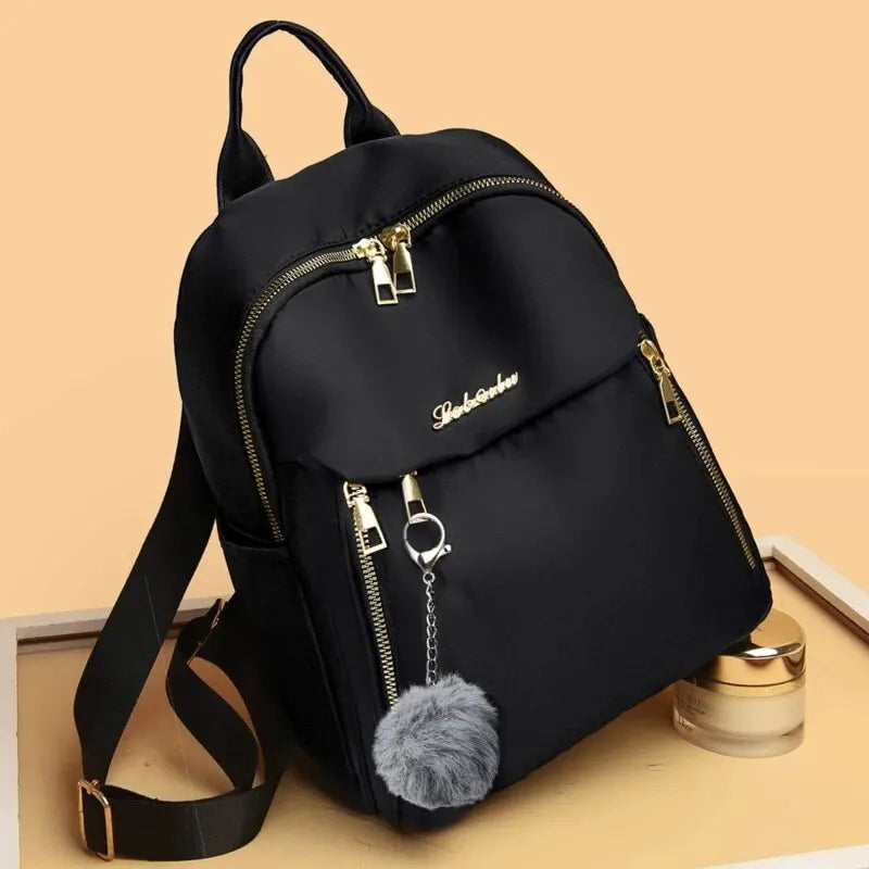 Sacs à dos simples grande capacité nouveau sac de voyage noir pour femmes sac à dos étudiant Harajuku solide unisexe sacs Streetwear
