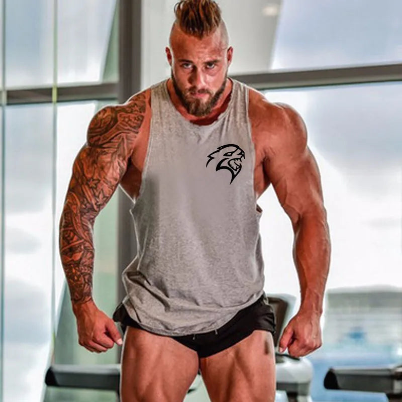 Débardeur de sport sans manches pour homme - Maillot de corps pour homme - Haut de sport pour homme - Vêtement de sport - Haut de sport stringer