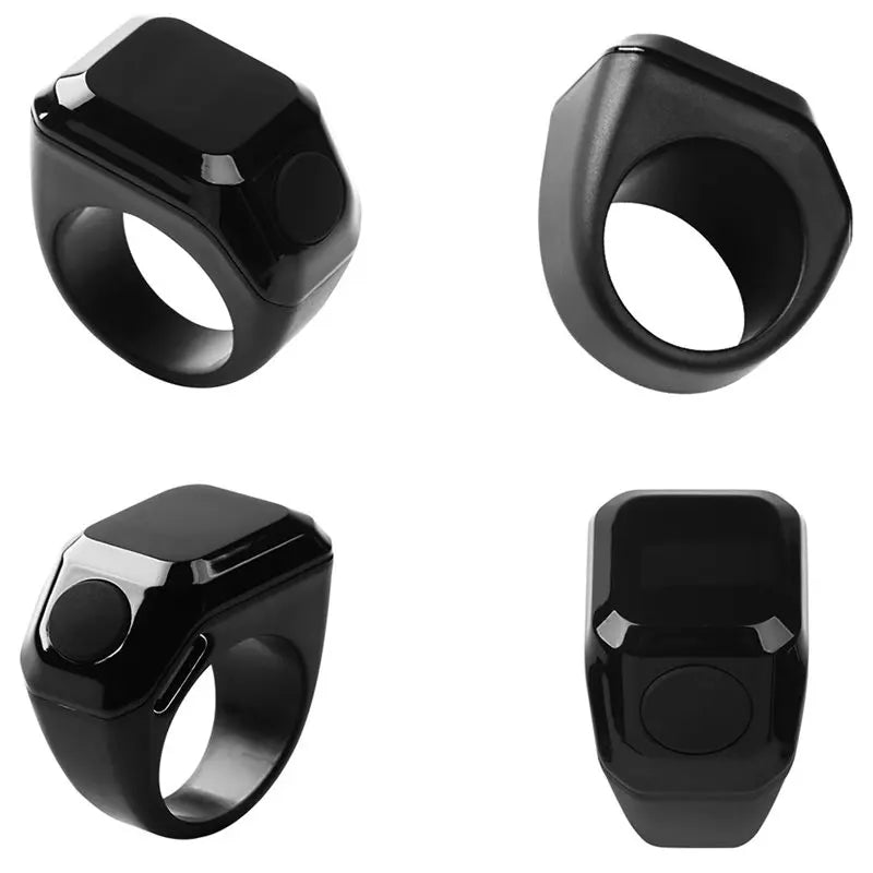 【PUBLICITY】Smart APP Ring Counter Digital Display Counter Bluetooth Counting Ring Time Reminder Wearable Tasbih Zikr Ring