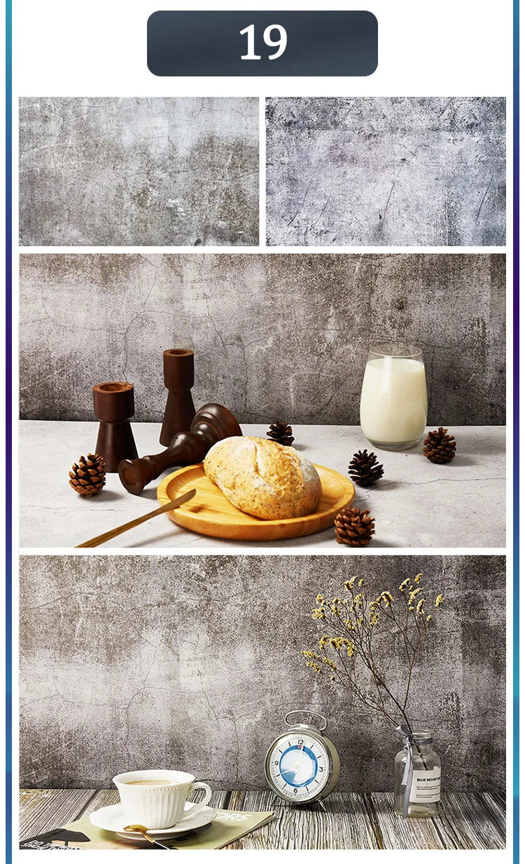 Marmor-Fotohintergründe 57*87CM, doppelseitig, Holzmaserung, Fotohintergrundtapete, Studio, wasserdichte Produkte, fotografische Requisiten