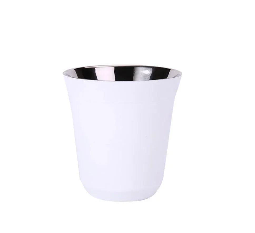 Tasses à espresso 80 ML/160 ML en acier inoxydable 304, tasses à café isothermes à double paroi, lavables au lave-vaisselle, tasses de petite capacité