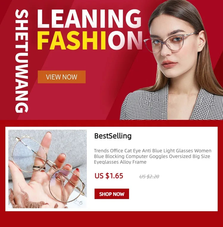 2022 Tendances Femmes Bureau Anti Lumière Bleue Lunettes d'ordinateur Surdimensionnées Œil de Chat Femme Bloqueur de Lumière Bleue Grandes Lunettes Monture en Alliage