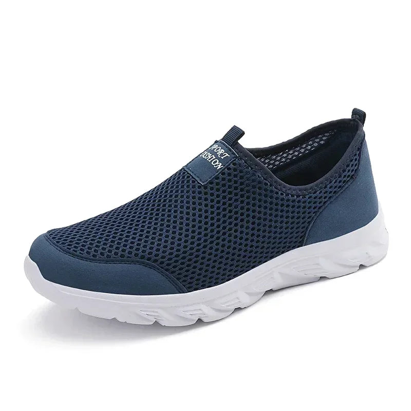 Nouvelles Chaussures de Course pour Hommes Chaussures de Sport Respirantes Légères Tendance Été en Maille Respirante pour Hommes Grandes Tailles 38-47