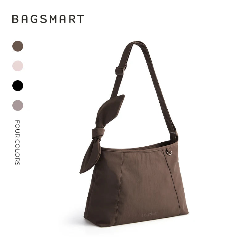 Sacs à bandoulière BAGSMART pour femmes, sac fourre-tout polyvalent léger et décontracté, sac à bandoulière pour le travail, sac hobo sous l'épaule