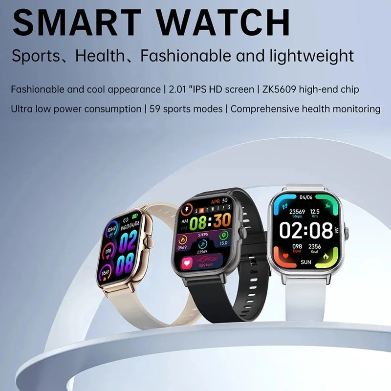 VIVO Smartwatch Android IOS Geschenk Bluetooth Anruf Smartwatch 2025 Touch-Zifferblatt Musik Fitness Tracker Sportuhren + Kopfhörer NEU