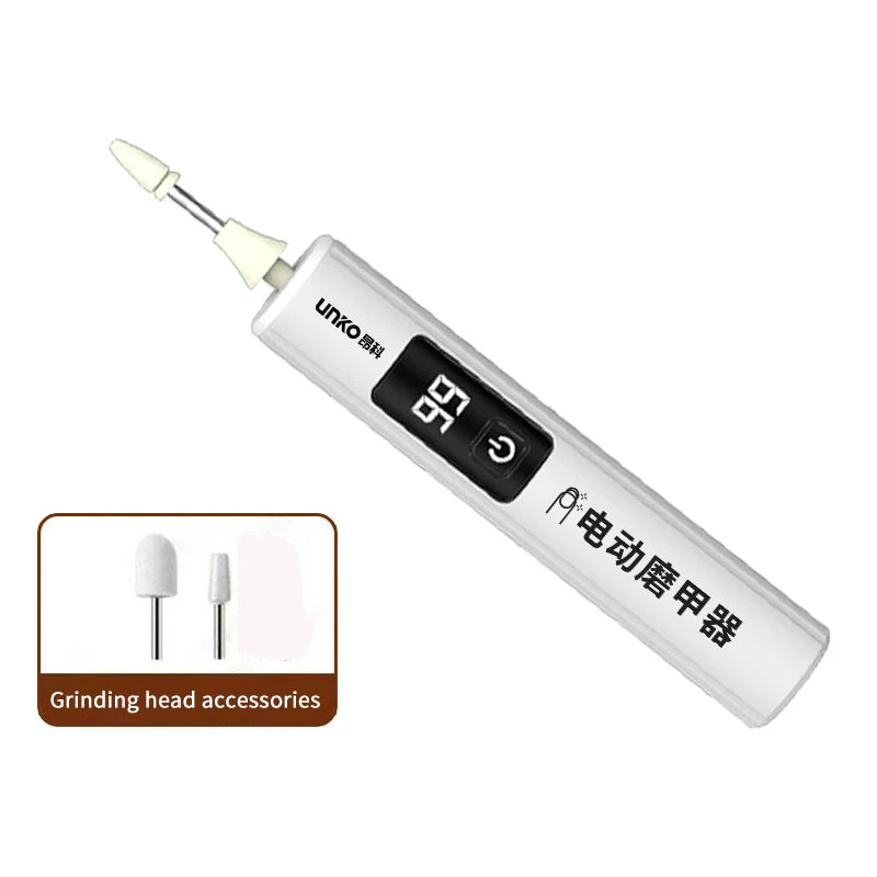 2/4 Stk. kabelloser Nagelfräser 35000 U/min Manikürefräser Nagelreparatur Pedikürefräser Polierer Schleifer USB wiederaufladbare Nagelfeile