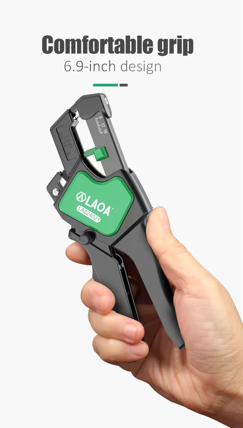 LAOA industrial fast automatic wire stripping pliers electrician specific multifunctional pliers wire cutting and pressing tools