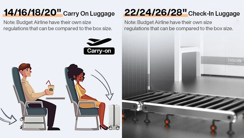 Mixi New Design Wide Handle Koffer Herren Handgepäck Damen Reise Trolley 20 Zoll Kabine PC Aluminiumrahmen M9275