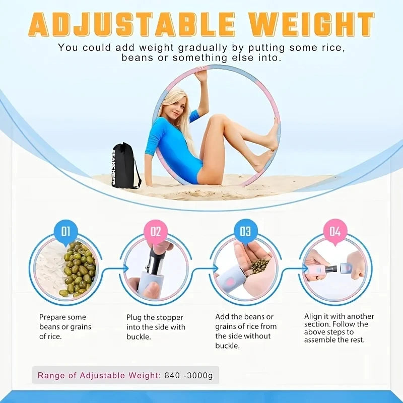 Cerceau de sport Cercle Abdomen Femmes Perte de poids Artefact Cercle Minceur Musculation Yoga Cerceau Accessoires Fitness à domicile