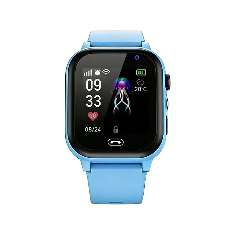 Montre intelligente pour enfants 5G GPS Localisation Appel vidéo Carte SIM SOS Caméra enfant Étanche Mise à niveau 2025 Pour garçons filles Ajouter des écouteurs