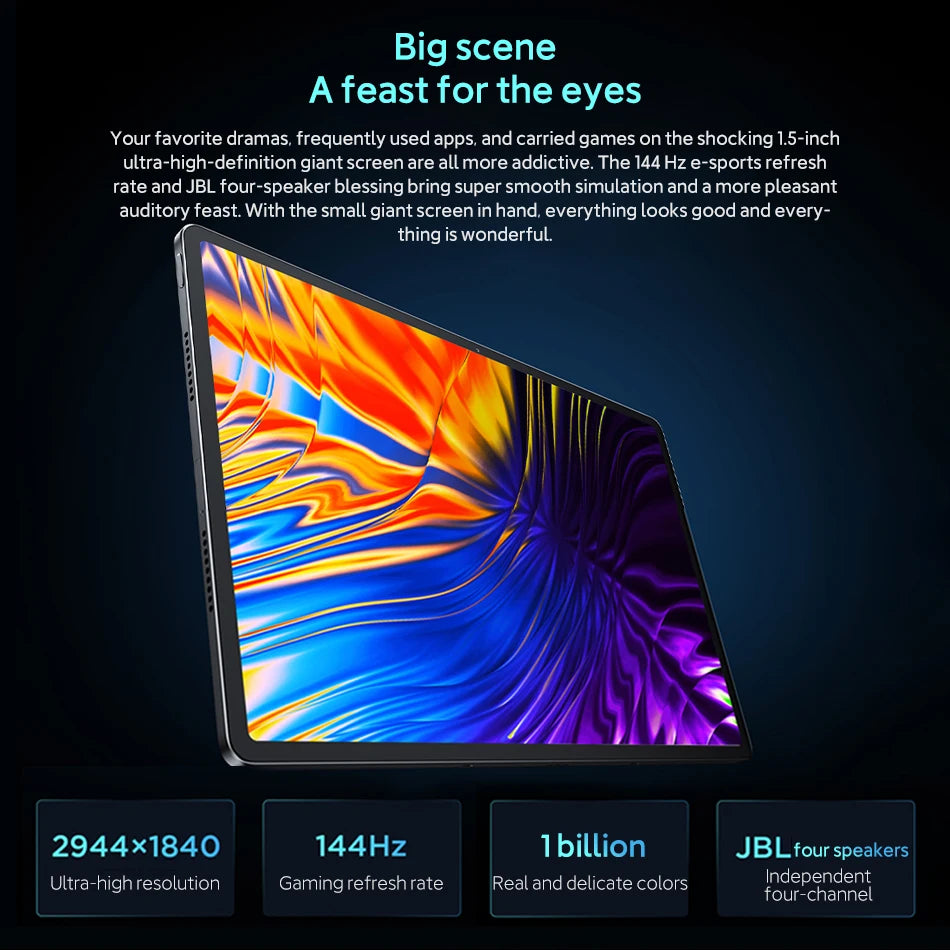 Original Lenovo Xiaoxin Pad Pro 2025 12,7'' 128GB 256GB MediaTek Dimensity 8300 144Hz 2.9K Display 10200mAh Android 14 Tablet PC