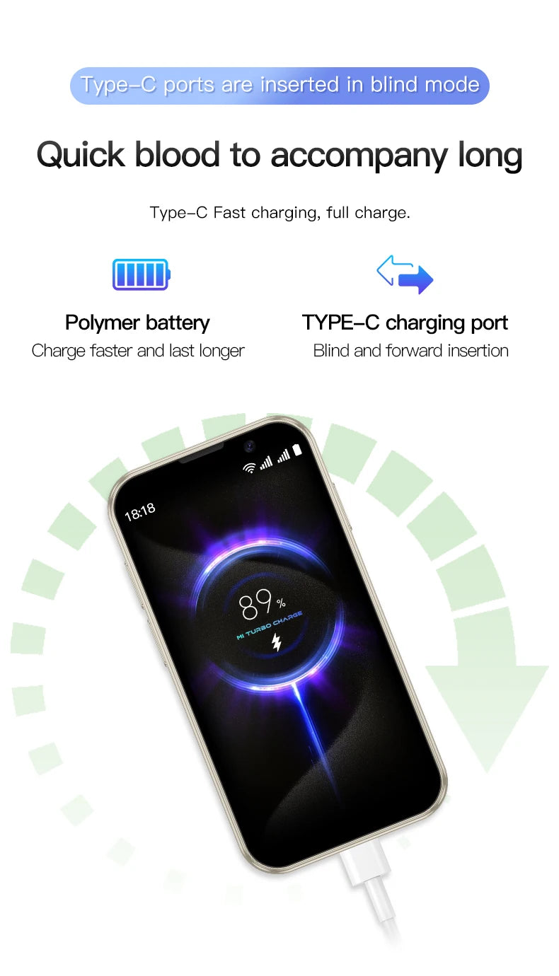 SOYES XS18 Pro 3.0" Mini Smartphone 2GB RAM 16GB ROM Gesichtserkennung Android9.0 Dual SIM Standby 1000mAh 3G Netzwerktelefon