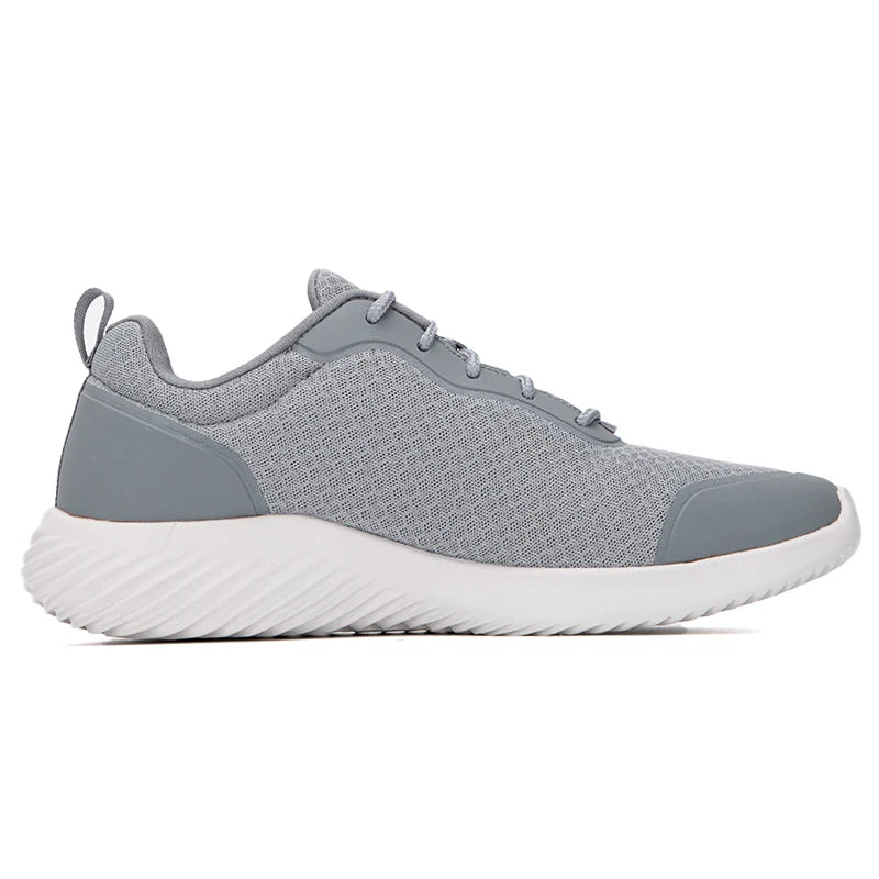 Skechers Chaussures Homme Chaussures de Sport d'Automne Basses Confortables Respirantes Tendance Fitness Entraînement Baskets Décontractées 232005-Gry