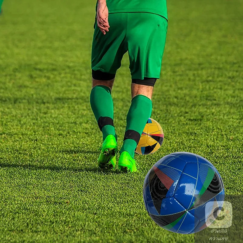 Ballon de Football Taille 2 HUA pour Jeune Adulte, Résistant à l'Usure, pour Sports de Plein Air, Entraînement, Jeu, Cadeaux d'Anniversaire