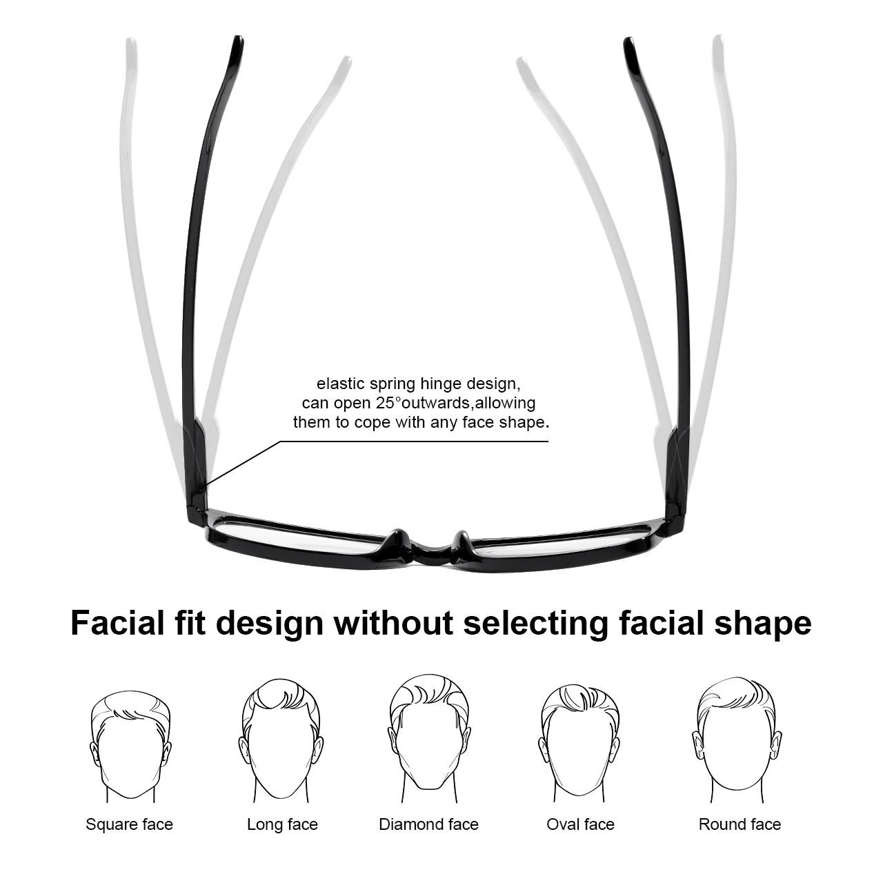 1/3PCS  Auto-Focus Reading Glasses, Lightweight PC Frame, Unisex Design | Ideal for Computer Use & Perfect Gift Choice