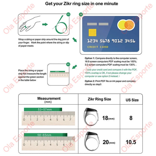 Qibla Smart Tasbih Tally Counter for Muslims Zikr Ring Digital Tasbeeh 5 Prayer Time Vibration Reminder Waterproof Qibla Subhah