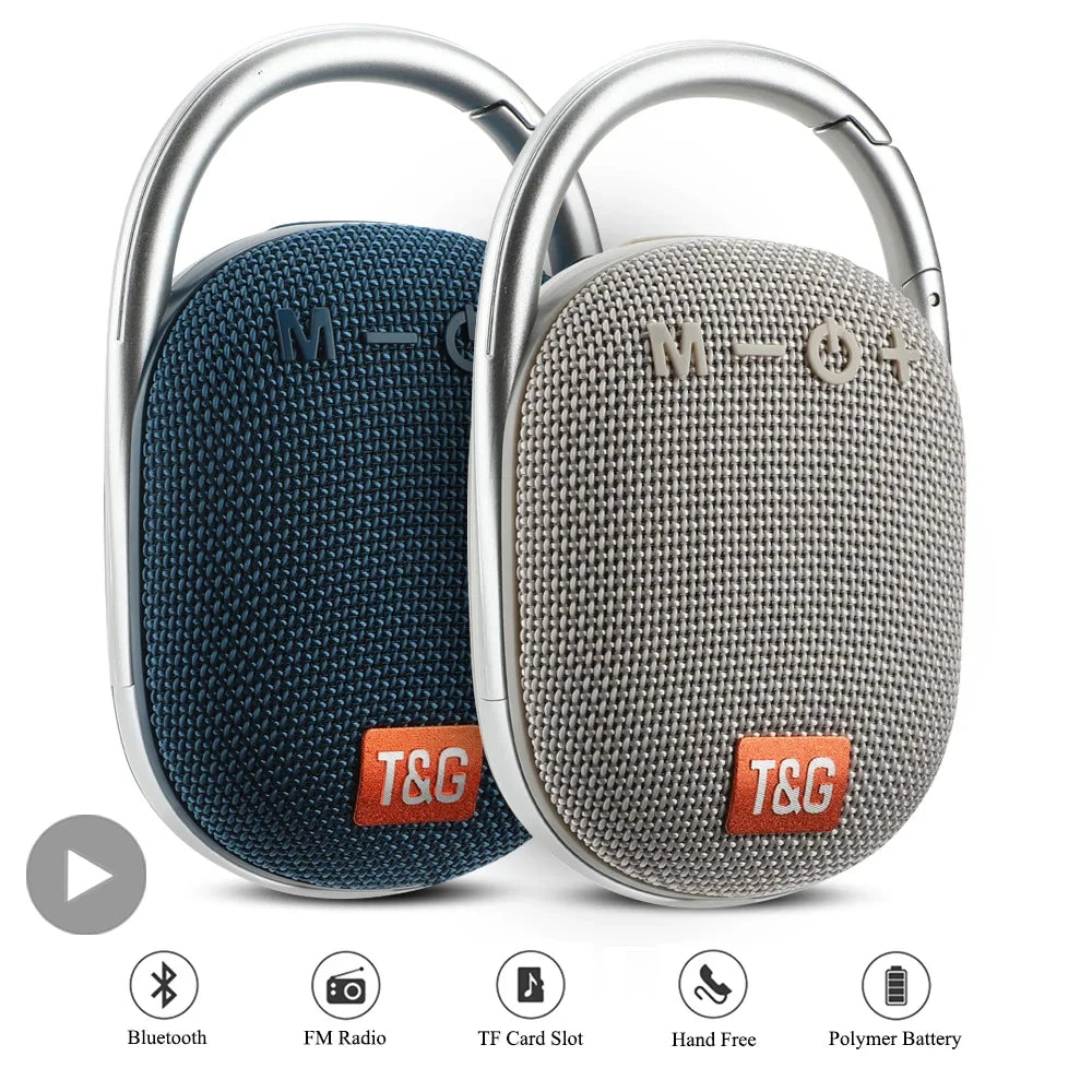 Mini enceinte Bluetooth portable, boîte à musique sans fil, petit caisson de basses, basse, PC, TV, radio FM, étanche, Caixa De Som Mp3