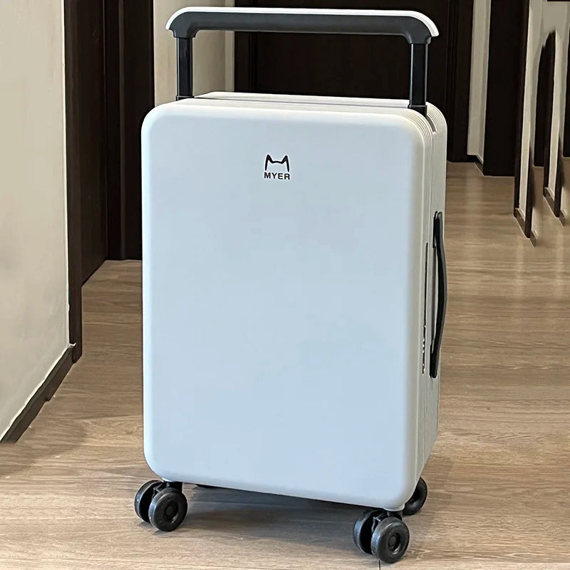 Valise PC KLQDZMS 20"24Inch, Grande capacité, Boîte d'embarquement, Valise à roulettes pour femme, Valise à code pour homme avec roues, Bagages roulants