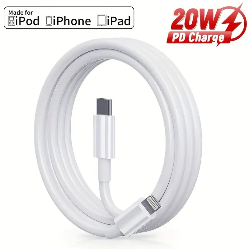 Câble USB C vers Lightning TPE certifié MFi 1M 2M 3M Charge Rapide Cordon de Chargeur de Données pour iPhone 14 13 12 X XR