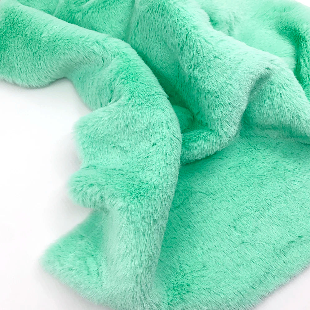 10mm Pile Length Fur Fabric Polyester Imitation Fur Fabrics Handmade DIY Encryption Thickening Fake Rabbit Hair Fur Plush Fabric
