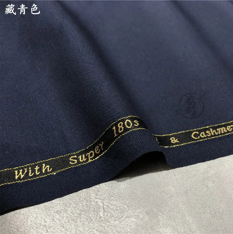 Italienischer Kammgarn-Twill-Stoff – knitterarm – Designeranzüge und Hosenmaterial für Business-Kleidung im Großhandel