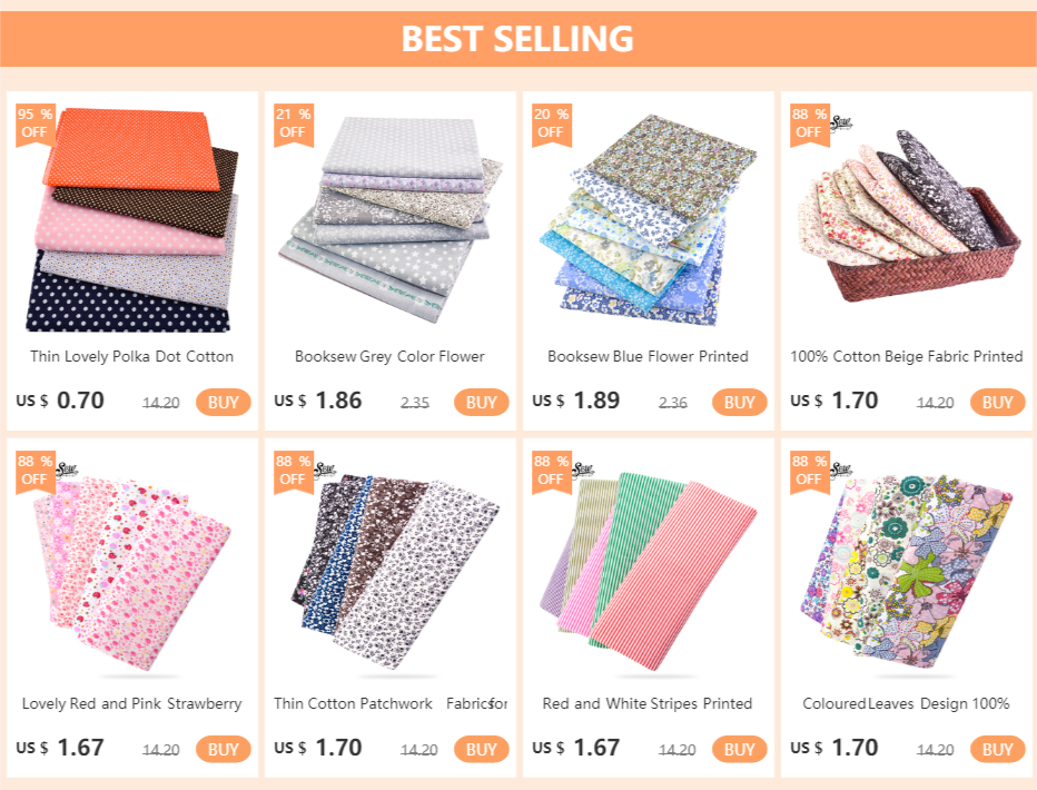 Dünne, schöne Baumwollstoffe mit Tupfen, Meterware, günstige Stoffe als Meterware im Angebot, für Näharbeiten, Puppen, Bastelmaterial