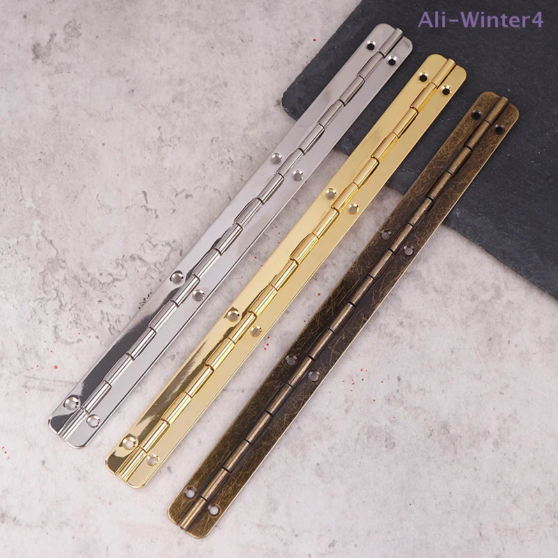 【Winter4】2 Pcs Hinge Hinges For Crafts Heavy Duty Piano Cabinet Box Long Window Iron Furniture Door And Window Hinge Long Hinge