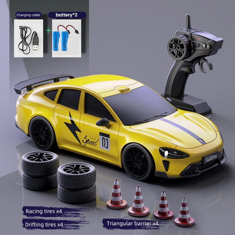 Voiture Télécommandée 4x4, 2.4G Radio Haute Vitesse, Drift Racing, Camion Rapide RTR, Jouet Cadeau pour Enfants