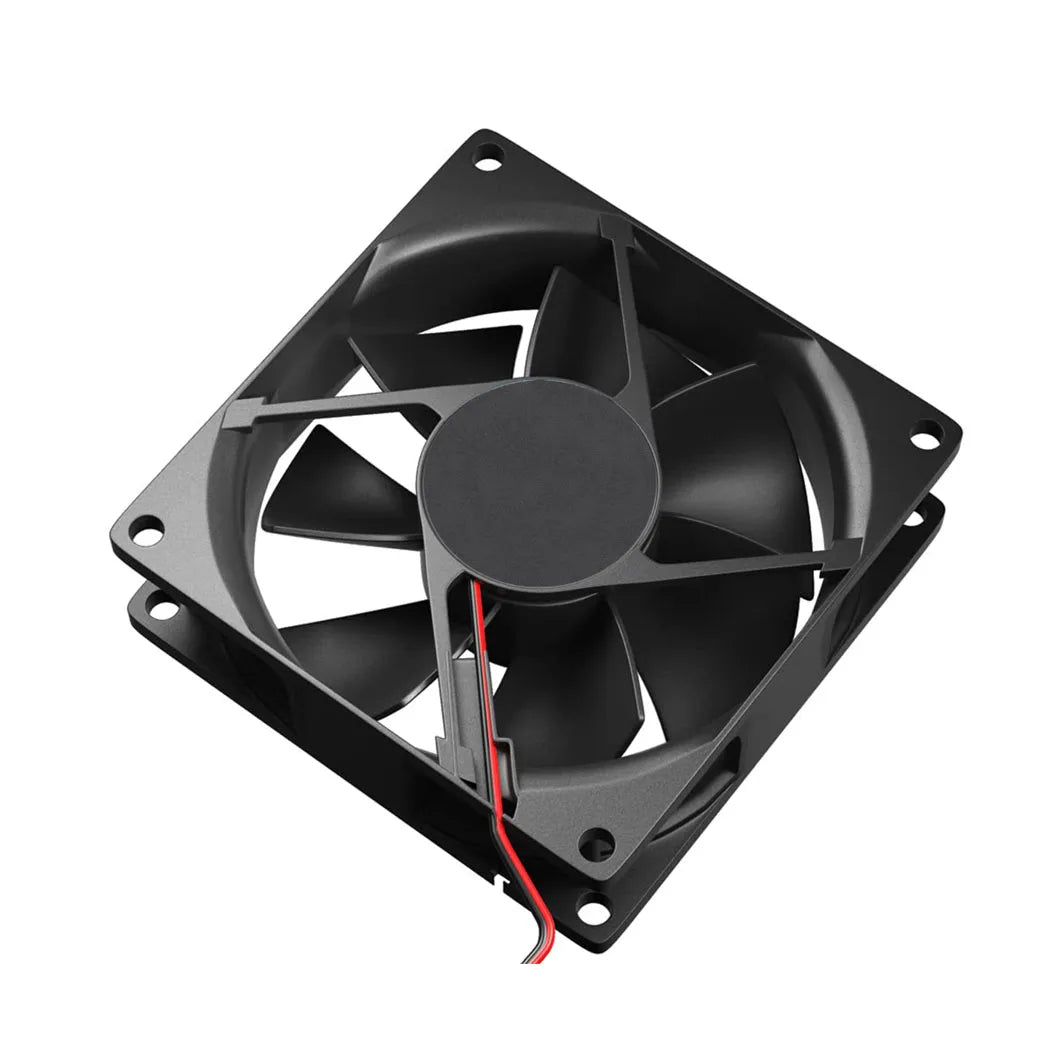 Ventilateur 8025 DC 12V 24V 80mm x 80mm x 25mm double roulement à billes Ventilateur de refroidissement sans balais de remplacement pour ventilateur 80mm 25mm à roulement à billes