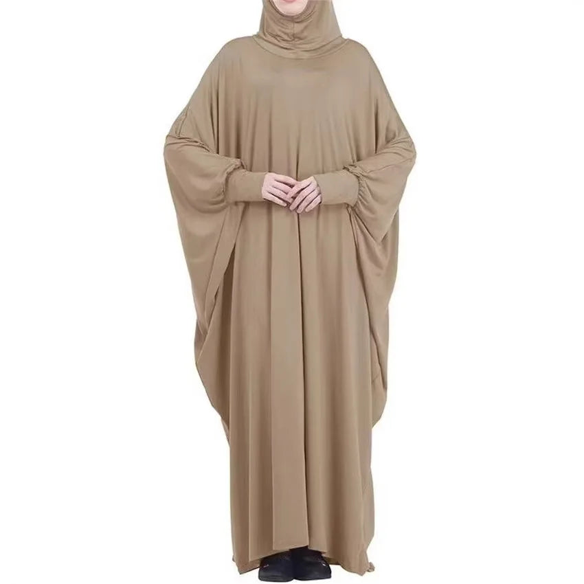 2025 Nouvel Abaya Musulman à Capuche de l'Aïd du Ramadan pour Femmes, Robe de Prière Amira Une Pièce, Robe Hijab Turque, Caftan, Vêtement Maxi Long