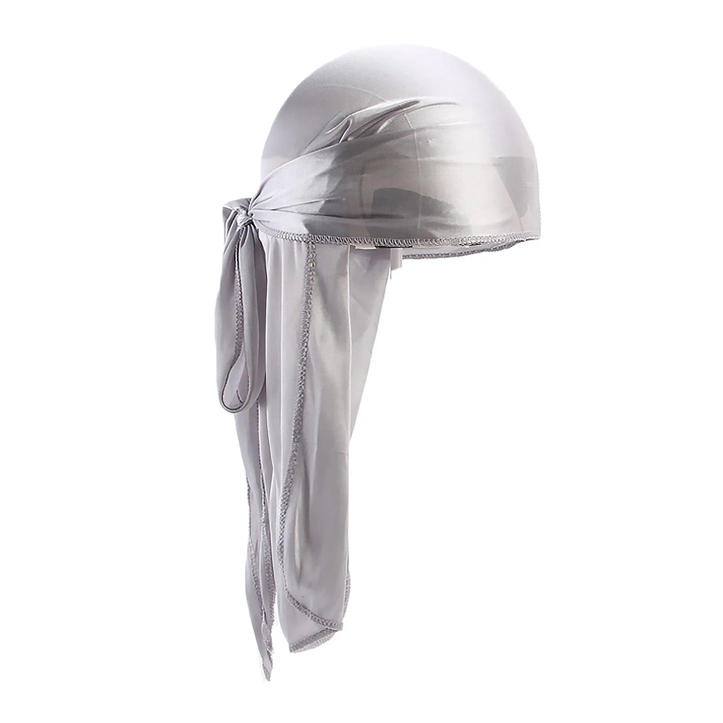 Long Tail Vorgebundene Elastische Kopfbedeckung Bandana Imitat Seide Durag Piratenhut Babyhaube Hip Hop Kappe Turban Hijab Kinder