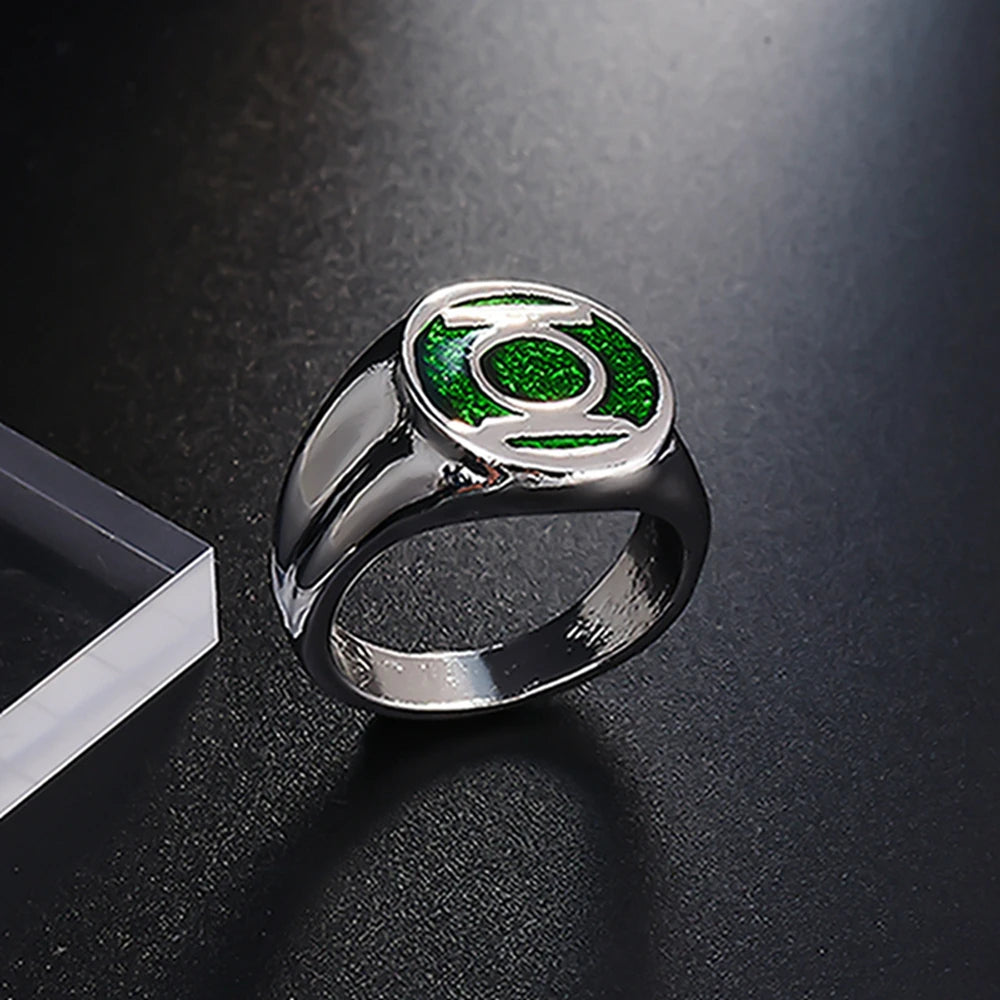 Catuni Movie Green Fashion Lantern Ring Schmuck Geschenke Accessoires für Herren Fans Party